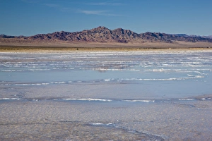 Images Dated 28th December 2008: USA, California, Amboy. Salt flats, Bristol Dry Lake, Mojave Desert