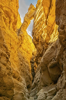 Slot Canyon Prints: USA, California, Anza Borrego Desert State Park