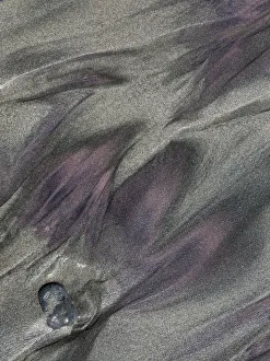 Images Dated 31st March 2017: USA, California, Big Sur. Patterns in beach sand
