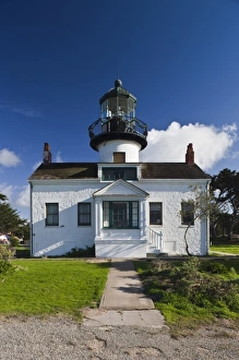 Monterey Peninsula Prints: USA, California, Central Coast, Monterey Peninsula, Pacific Grove, Point Pinos Lighthouse
