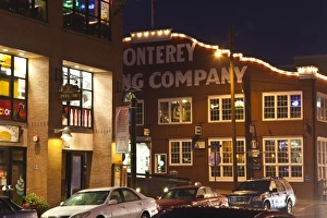 Images Dated 25th December 2010: USA, California, Central Coast, Monterey, Cannery Row area, evening