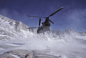 Bell Prints: USA, California, Chinook Search and Rescue Helicopter, Sequoia and Kings Canyon National