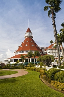 Coronado Prints: USA, California, Coronado. Hotel del Coronado