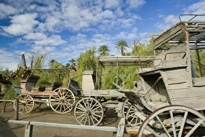Images Dated 5th January 2005: USA-California-Death Valley National Park: Furnace Creek - Stagecoaches