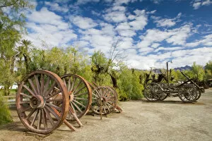 Images Dated 5th January 2005: USA-California-Death Valley National Park: Furnace Creek - Wagon Wheels