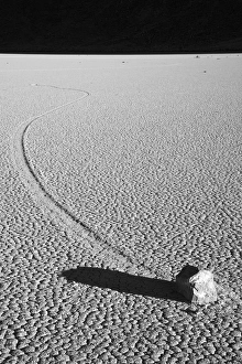 Images Dated 11th February 2006: USA, California, Death Valley National Park. Sliding rock at the Racetrack. Credit as