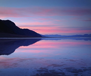 Abundant Prints: USA; California; Death Valley National Park. ; Badwater at dawn