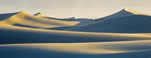 Death Valley Prints: USA, California. Death Valley National Park, Mesquite Flats Sand Dunes