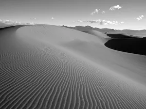 Landscape-Scenic Prints: USA, California. Death Valley National Park, Mesquite Flats Sand Dunes