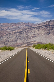 USA, California, Death Valley National Park, Scottys Castle Road