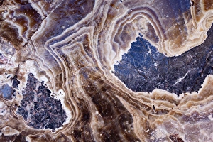 Geologic Prints: USA California Death Valley Titus Canyon Abstract
