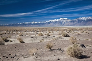 USA, California, Eastern Sierra Nevada Area, Owens Valley, Keeler, mountain landscape