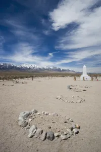 Images Dated 16th April 2011: USA, California, Eastern Sierra Nevada Area, Independence, Manzanar National Historic Site