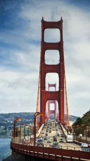 Traffic Prints: USA, California, Golden Gate Bridge traffic