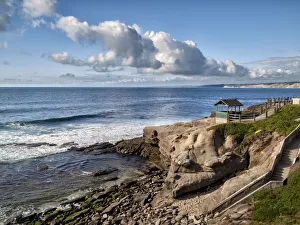 USA, California, La Jolla, Coastal La Jolla at Shell Beach