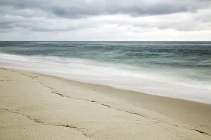 San Diego Prints: USA, California, La Jolla, Gentle waves at Marine Street Beach