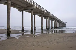 Recreation Prints: USA, California, La Jolla, Scripps Pier