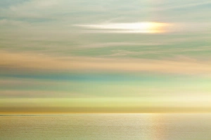 Images Dated 28th November 2011: USA, California, La Jolla. Sunset on ocean
