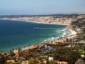 Images Dated 15th August 2014: USA, California, La Jolla, View of La Jolla Shores and Scripps Pier