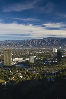 USA, California, Los Angeles. San Fernando Valley and Universal City, morning
