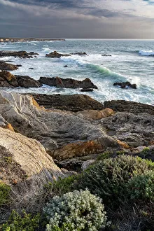 Geological Formation Prints: USA, California. Montana de Oro State Park