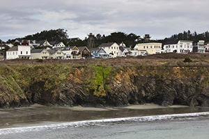USA, California, Northern California, North Coast, Mendocino, view of cliffside Main
