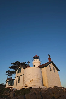 Images Dated 3rd January 2011: USA, California, Northern California, North Coast, Crescent City, Battery Point Lighthouse