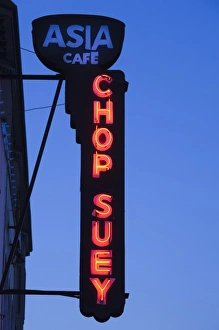 Images Dated 9th January 2011: USA, California, Northern California, Napa Valley Wine Country, Napa, Asia Cafe