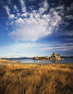 Terrain Prints: USA, California, Rock formations in Mono lake