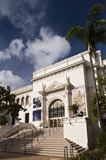 Stairs Prints: USA, California, San Diego. Balboa Park, San Diego Natural History Museum