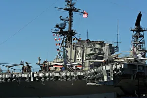 Ship Prints: USA, California, San Diego. The US Midway in San Diego is now a museum and event venue
