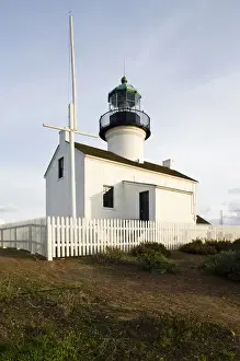 Images Dated 23rd December 2008: USA, California, San Diego. Old Point Loma Lighthouse, b. 1854
