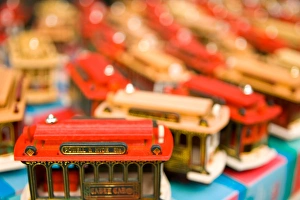 Michele Westmorland Prints: USA, California, San Francisco, Chinatown, Toy cablecars