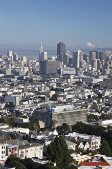 City View Prints: USA, California, San Francisco, Downtown, daytime downtown view from Corona Heights Park