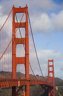City View Prints: USA, California, San Francisco, Presidio, Golden Gate National Recreation Area, elevated