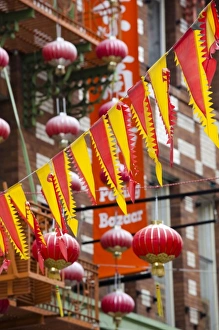 China Town Prints: USA, California, San Francisco, Chinatown, Chinese street lanterns