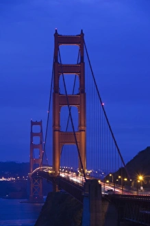 Traffic Prints: USA, California, San Francisco, Marin Headlands, Golden Gate National Recreation Area