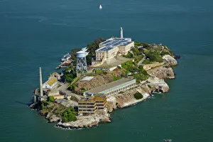 USA, California, San Francisco - Alcatraz Island, former maximum high-security federal prison