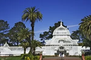 USA, California, San Francisco. The Conservatory of Flowers in Golden Gate Park