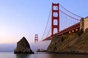 USA, California, San Francisco. Golden Gate Bridge