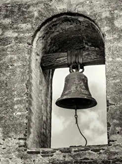 USA, California, San Juan Capistrano, Bell at Mission San Juan Capistrano