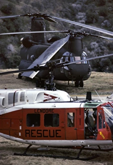 Bell Prints: USA, California, Search and Rescue Helicopters, Sequoia and Kings Canyon National Park