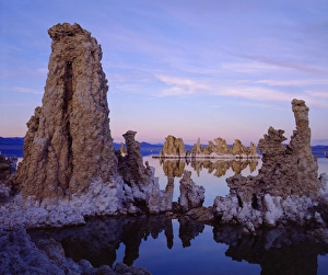 USA; California; Sierra Nevada Mountains. Tufa Formations on Mono Lake