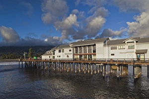 Images Dated 22nd December 2010: USA, California, Southern California, Santa Barbara, Harbor and Stearns Wharf