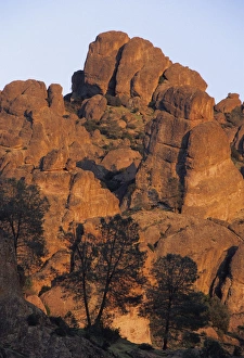 Climbing Prints: USA, California, Sunset, High Peaks, Pinnacles National Monument