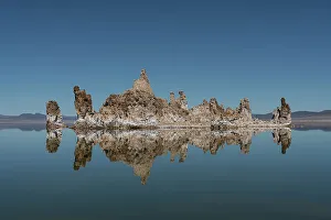 Mono Lake Prints: USA, California. Tufa formations in Mono Lake