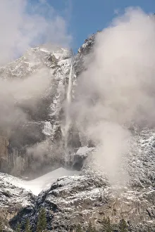 Frost Prints: USA, California, Yosemite National Park