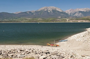 USA, CO, Dillon Reservoir. Largest source of Denver water supply significantly affected by drought