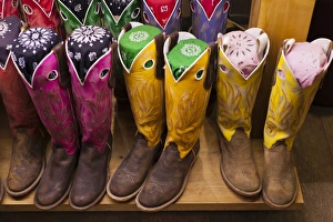USA, Colorado, Aspen, Cowboy Boots, Kemo Sabe shop