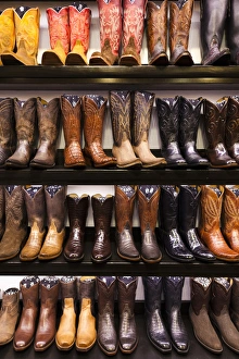Images Dated 23rd December 2011: USA, Colorado, Aspen, Cowboy Boots, Kemo Sabe shop